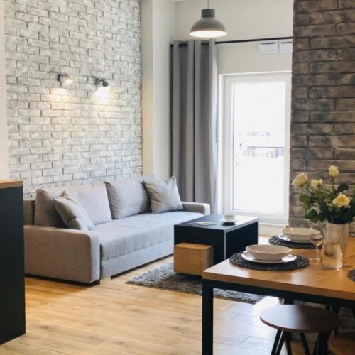 Apartament 4-osobowy na parterze z widokiem na miasto z 2 pomieszczeniami sypialnianymi