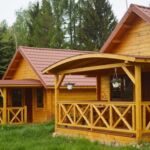 Domek drewniany 10-osobowy cały dom z tarasem