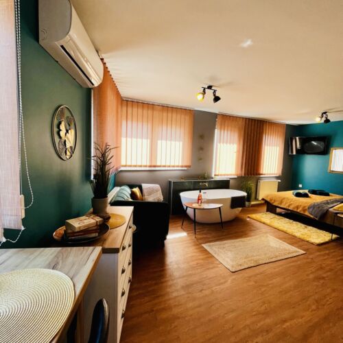 Apartman (jako celek) s manželskou postelí