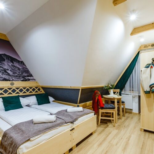 Pokój 2-osobowy na poddaszu Deluxe