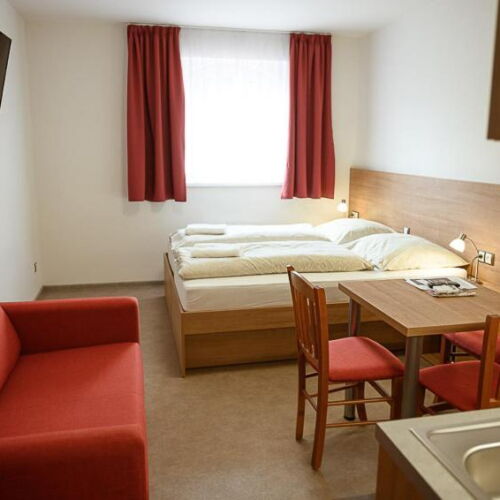 Standard Apartman s vlastní kuchyňkou s manželskou postelí s 1 ložnicí (s možností přistýlky)