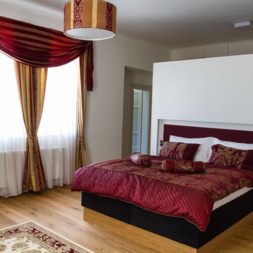 Camera dubla exclusive cu cadă (se poate solicita pat suplimentar)