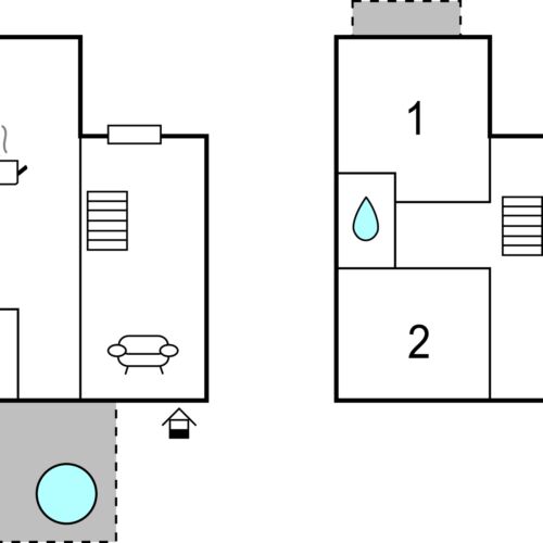 Casă de vară pentru 6 pers. (se inchirieaza doar integral)