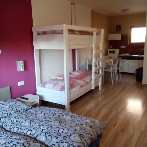 Balcony Air Conditioned Quadruple Room (extra bed available)