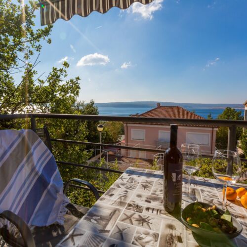 Pogled na more Klimatiziran apartman za 4 osoba(e) sa 2 spavaće(om) sobe(om)