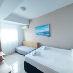 1-Zimmer-Apartment für 3 Personen mit Klimaanlage und Aussicht auf das Meer