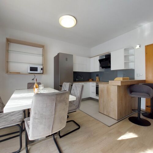 Ferienhaus mit Klimaanlage und Aussicht auf das Meer