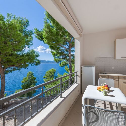 Pogled na more Klimatiziran apartman za 2 osoba(e) sa 1 spavaće(om) sobe(om)