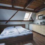 Dreibettzimmer mit Dusche und Eigner Küche (Zusatzbett möglich)