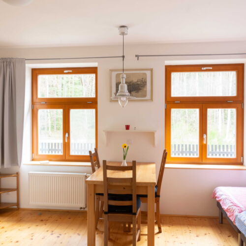 Apartman s koupelnou pro 2 os. s 1 ložnicí přízemní (s možností přistýlky)