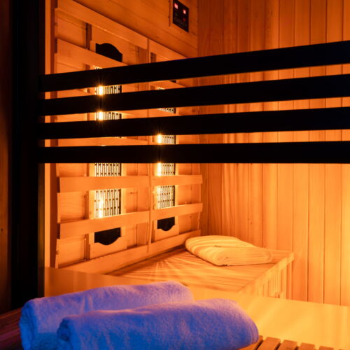 Apartament 2-osobowy na parterze z 1 pomieszczeniem sypialnianym