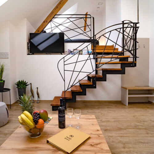 Apartman s klimatizací se sprchou pro 2 os. s 1 ložnicí (s možností přistýlky)