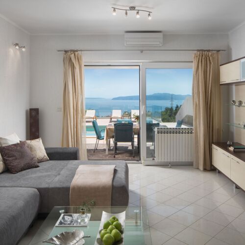 Domek całoroczny 6-osobowy z klimatyzacją z widokiem na morze