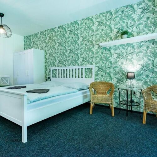 1-Room Apartment for 4 Persons with Shower and Shared Kitchenette