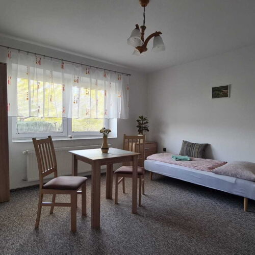 Apartman s terasou pro 5 os. se 2 ložnicemi přízemní