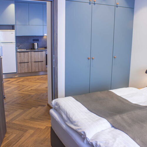 Pokoj se sprchou s vlastní kuchyní pro 3 os.