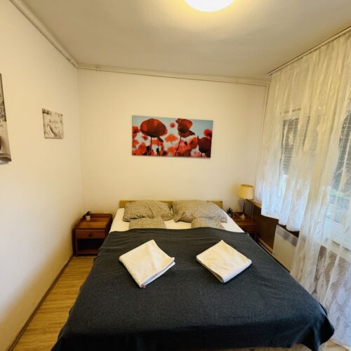 Apartament 4-osobowy Przyjazny podróżom rodzinnym z klimatyzacją z 2 pomieszczeniami sypialnianymi