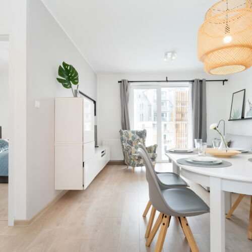 Apartament 4-osobowy Przyjazny podróżom rodzinnym z balkonem z 2 pomieszczeniami sypialnianymi
