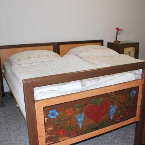 Camera dubla cu duș cu chicinetă comună