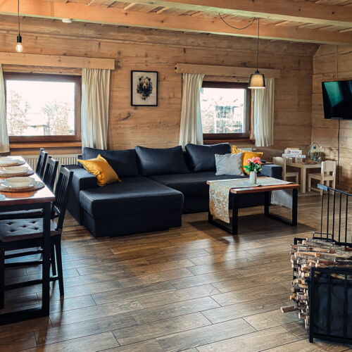 Domek całoroczny 6-osobowy Przyjazny podróżom rodzinnym z widokiem na las