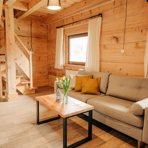 Domek całoroczny 6-osobowy Przyjazny podróżom rodzinnym z widokiem na ogród