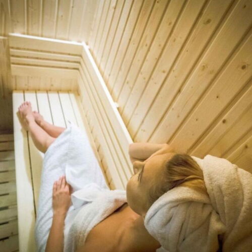 Domek całoroczny 6-osobowy Deluxe z antresolą