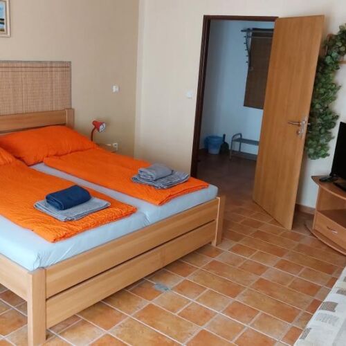 Pokój 2-osobowy tV z płaskim ekranem z prysznicem (możliwa dostawka)