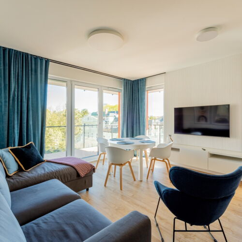 Apartament 4-osobowy Executive z widokiem na miasto z 2 pomieszczeniami sypialnianymi