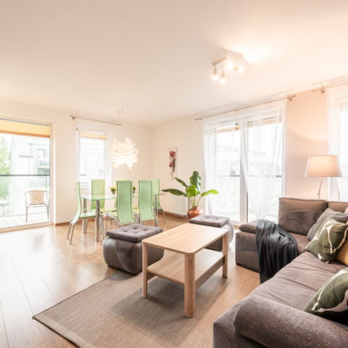 Apartament 4-osobowy Family z widokiem na park z 1 pomieszczeniem sypialnianym