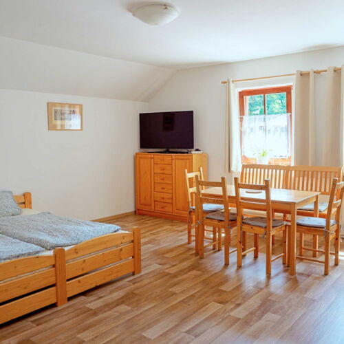 Apartman se sprchou s vlastní kuchyňkou pro 6 os. se 2 ložnicemi