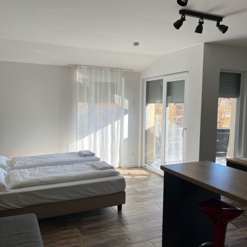 Camera tripla deluxe cu bucătărie proprie