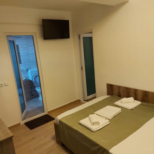 Apartament cu baie cu aer condiționat cu 2 camere pentru 4 pers.