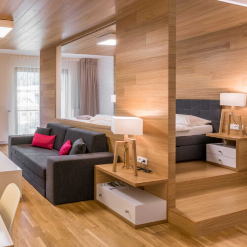 Studio Apartman s vlastní kuchyňkou pro 4 os. s 1 ložnicí