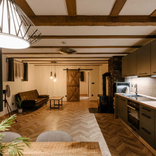 Pokój 2-osobowy z prysznicem z aneksem kuchennym (możliwa dostawka)