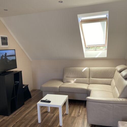 2-Zimmer-Apartment für 4 Personen im Dachgeschoss