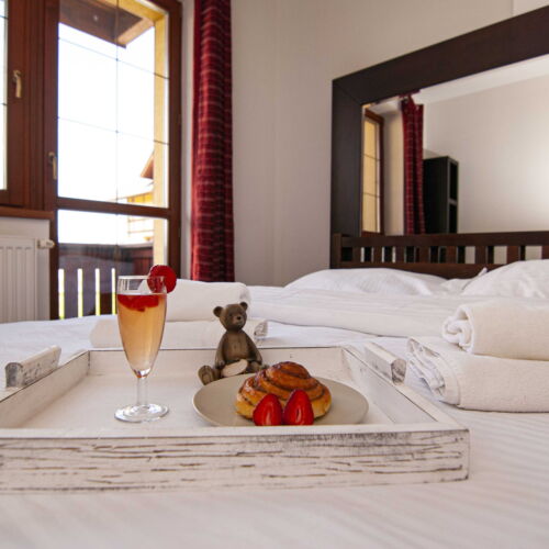 Apartament 2-osobowy Standard z prysznicem (możliwa dostawka)