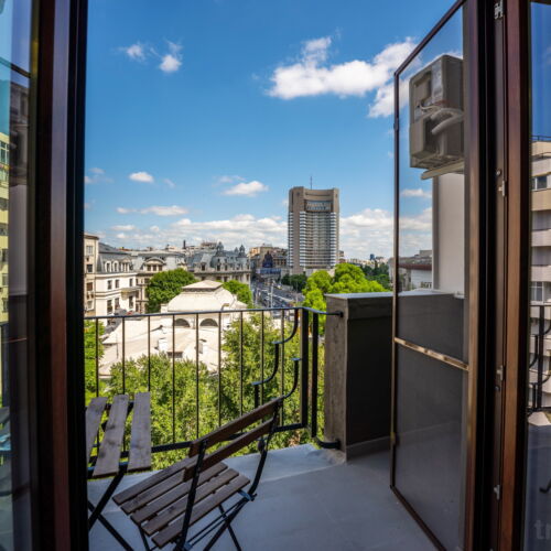 Suita s manželskou postelí s 1 ložnicí s panoramou 