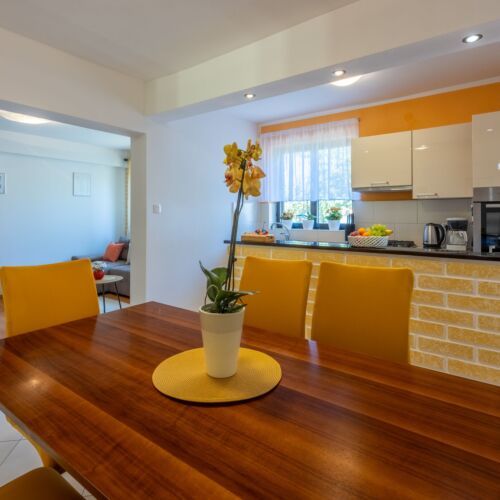 Domek całoroczny 6-osobowy z klimatyzacją z widokiem na ogród