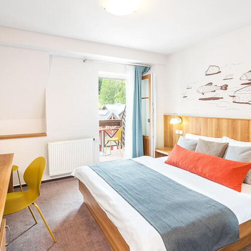 Deluxe Pokoj s terasou s manželskou postelí