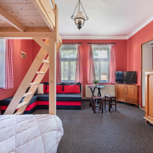 Apartman s vlastní kuchyňkou  pro 4 os. (s možností přistýlky)