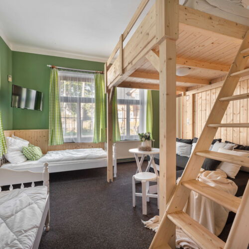 Apartman se sprchou s vlastní kuchyňkou pro 4 os. (s možností přistýlky)