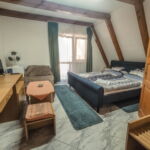 Pokoj s manželskou postelí s panoramou na poschodí (s možností přistýlky)