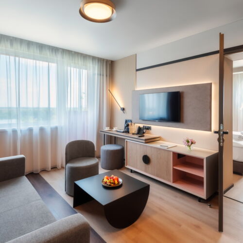 Pokój 3-osobowy Apartament z balkonem (z dwoma pomieszczeniami) (Skrzydło wschodnie)