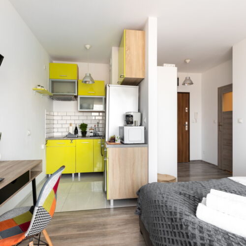 Apartament standard la etaj cu 1 camera pentru 2 pers.