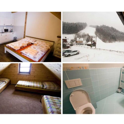 Apartament 5-osobowy z prysznicem z aneksem kuchennym