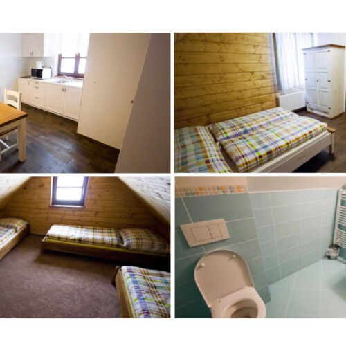 Apartament 5-osobowy z prysznicem z aneksem kuchennym