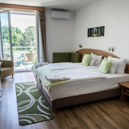 Camera twin la etaj la parter (se poate solicita pat suplimentar)