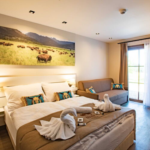 Camera cvadrupla cu aer condiționat cu duș (se poate solicita pat suplimentar)