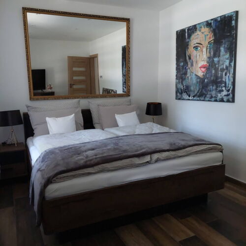 Apartament 6-osobowy na parterze Lux z 3 pomieszczeniami sypialnianymi