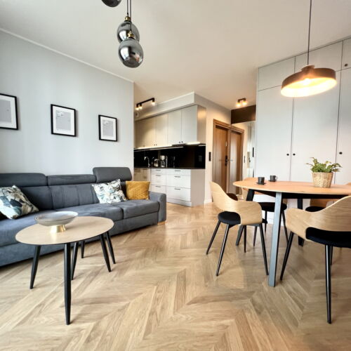 Apartament 4-osobowy Wystrój wnętrz z balkonem z 2 pomieszczeniami sypialnianymi